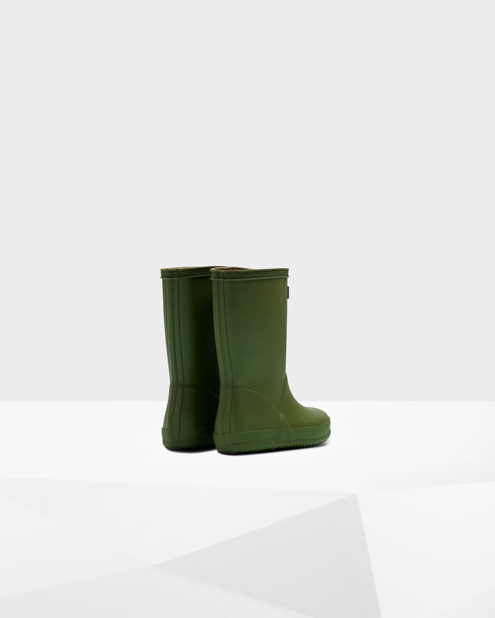 Kids Hunter Original First Classic | Rain Boots Green | NZ-24537-FICJ